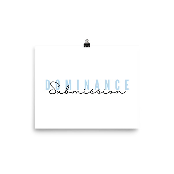 Dominance / Submission Poster