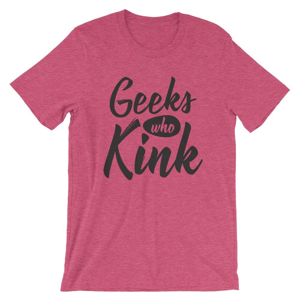 Geeks Who Kink T-Shirt (Unisex) (Black Lettering)