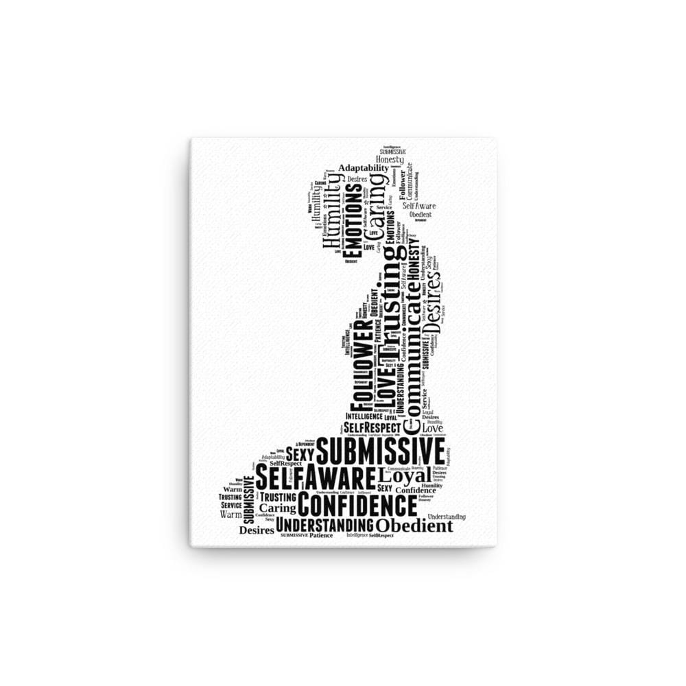 Kneeling Submissive (Canvas)