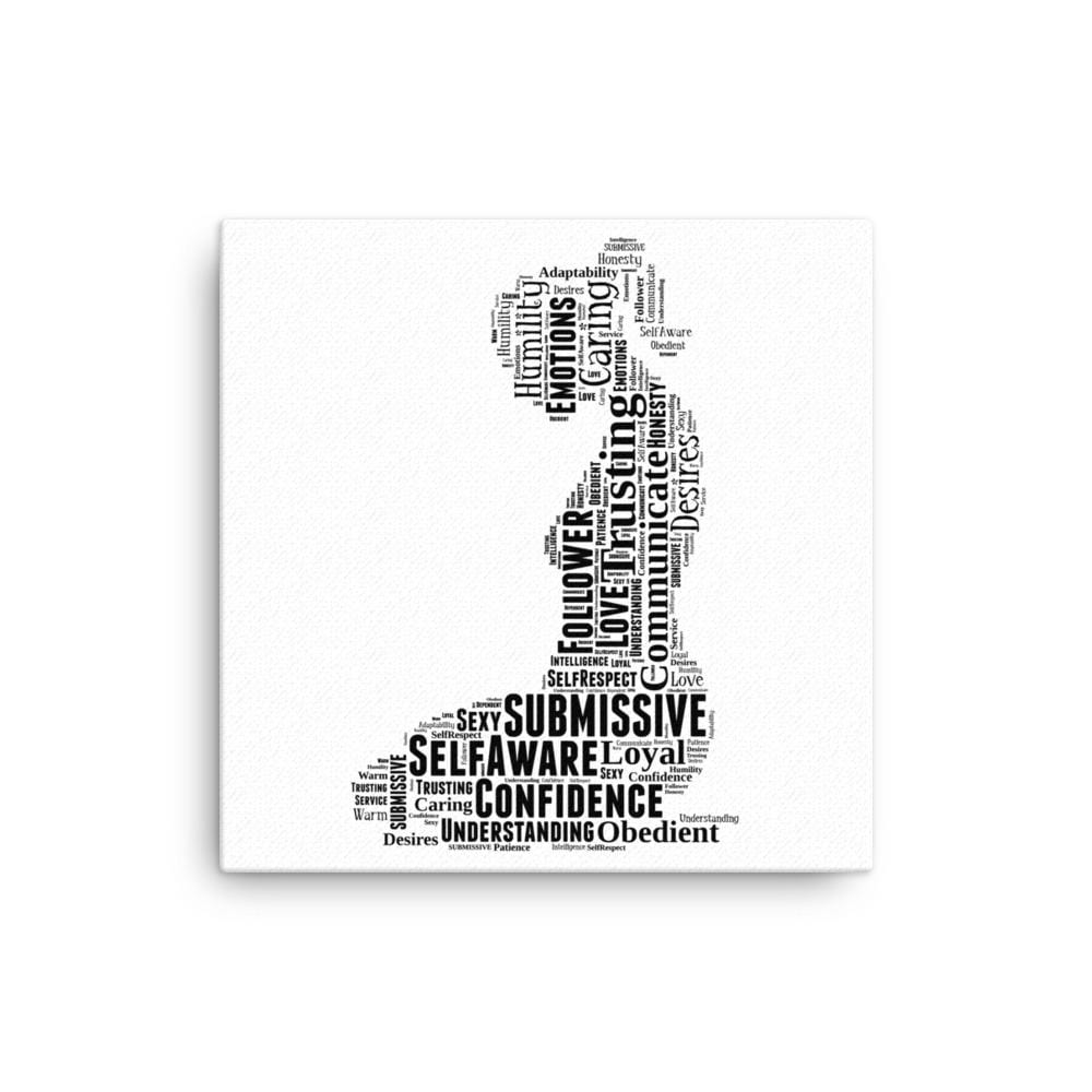 Kneeling Submissive (Canvas)
