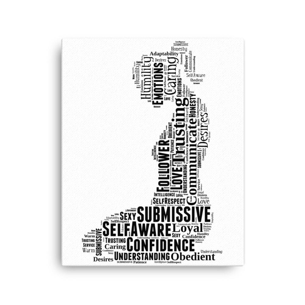 Kneeling Submissive (Canvas)