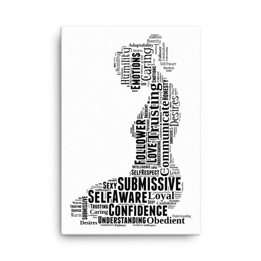 Kneeling Submissive (Canvas)