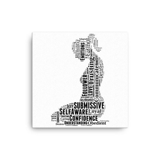 Kneeling Submissive (Canvas)