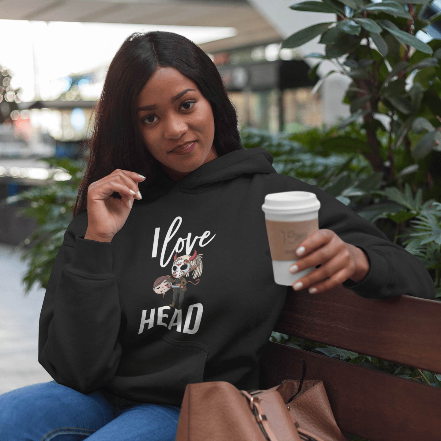 I Love Head Halloween Hoodie (Unisex)