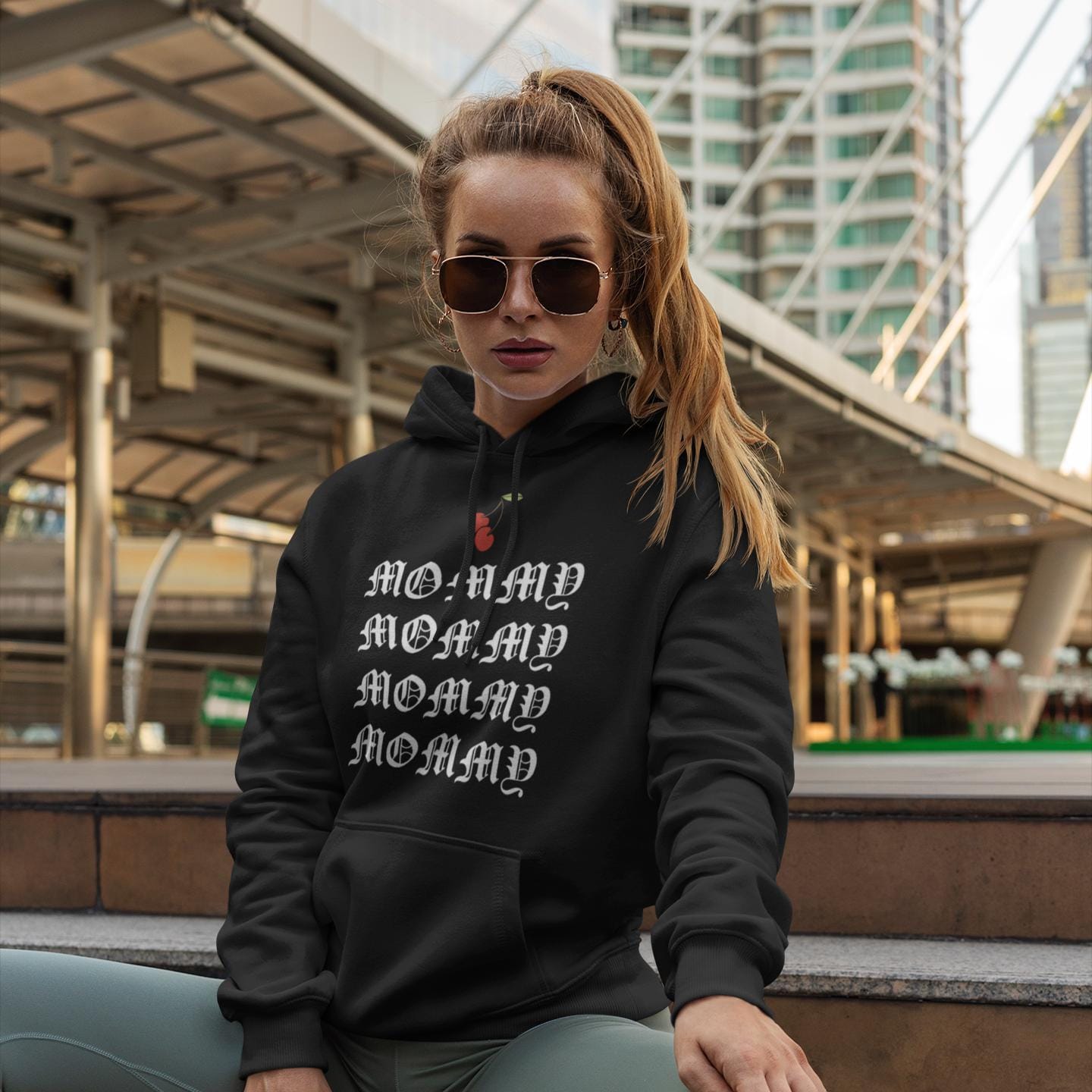 Mommy Hoodie (w/Cherry) (Unisex)