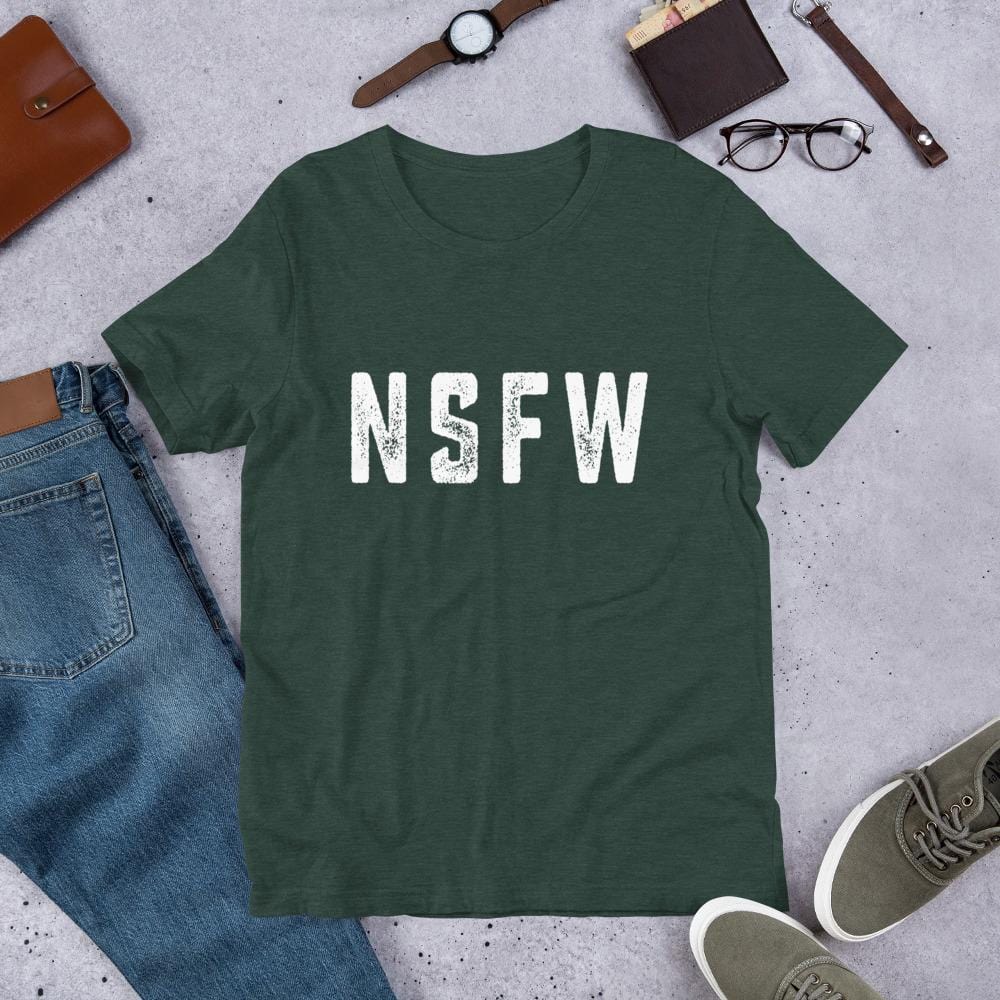 NSFW T-Shirt (Unisex) (White Lettering)