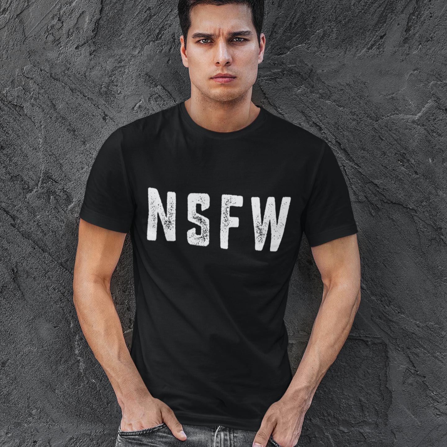 NSFW T-Shirt (Unisex) (White Lettering)