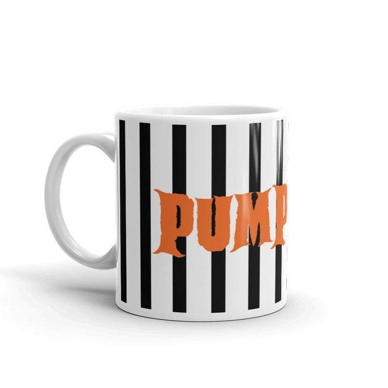 Pumpkin - Black & White Striped (Mug)