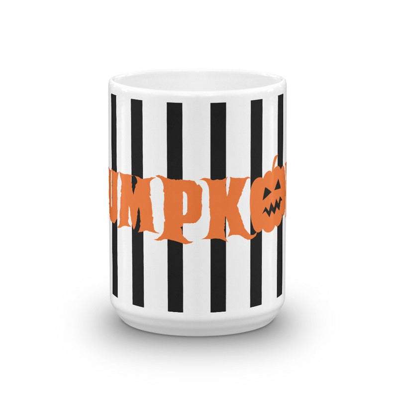 Pumpkin - Black & White Striped (Mug)