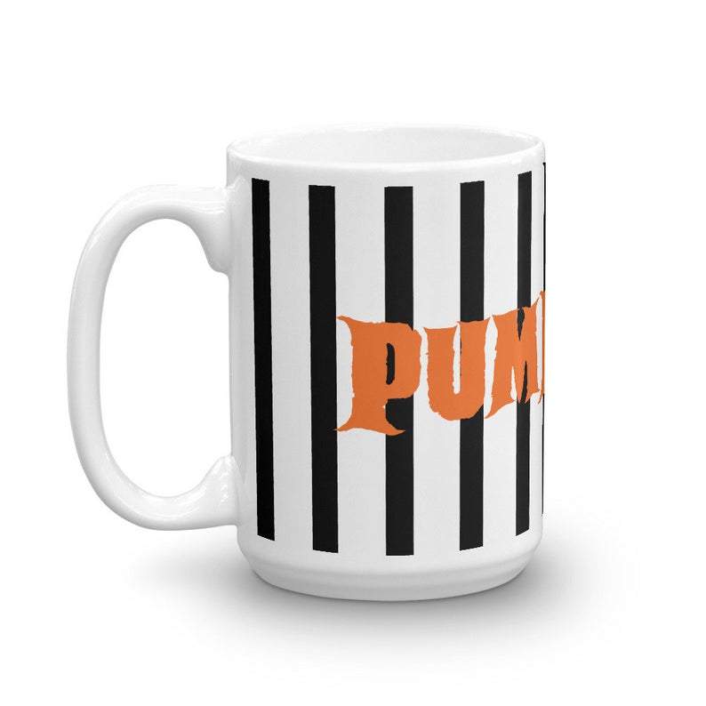 Pumpkin - Black & White Striped (Mug)