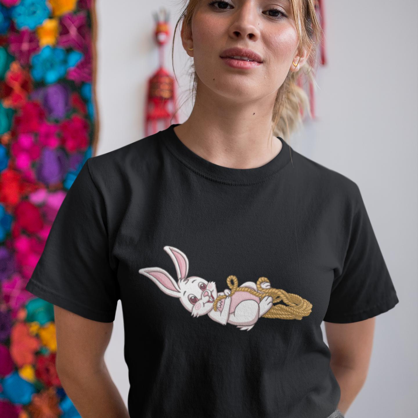 Rope Bunny T-Shirt (Unisex)