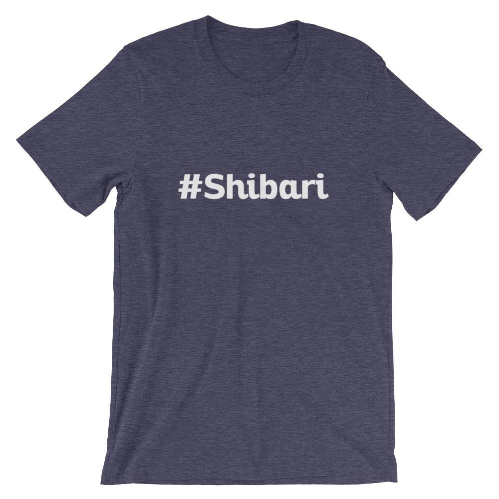 Shibari Hashtag T-Shirt (Unisex) (White Lettering)