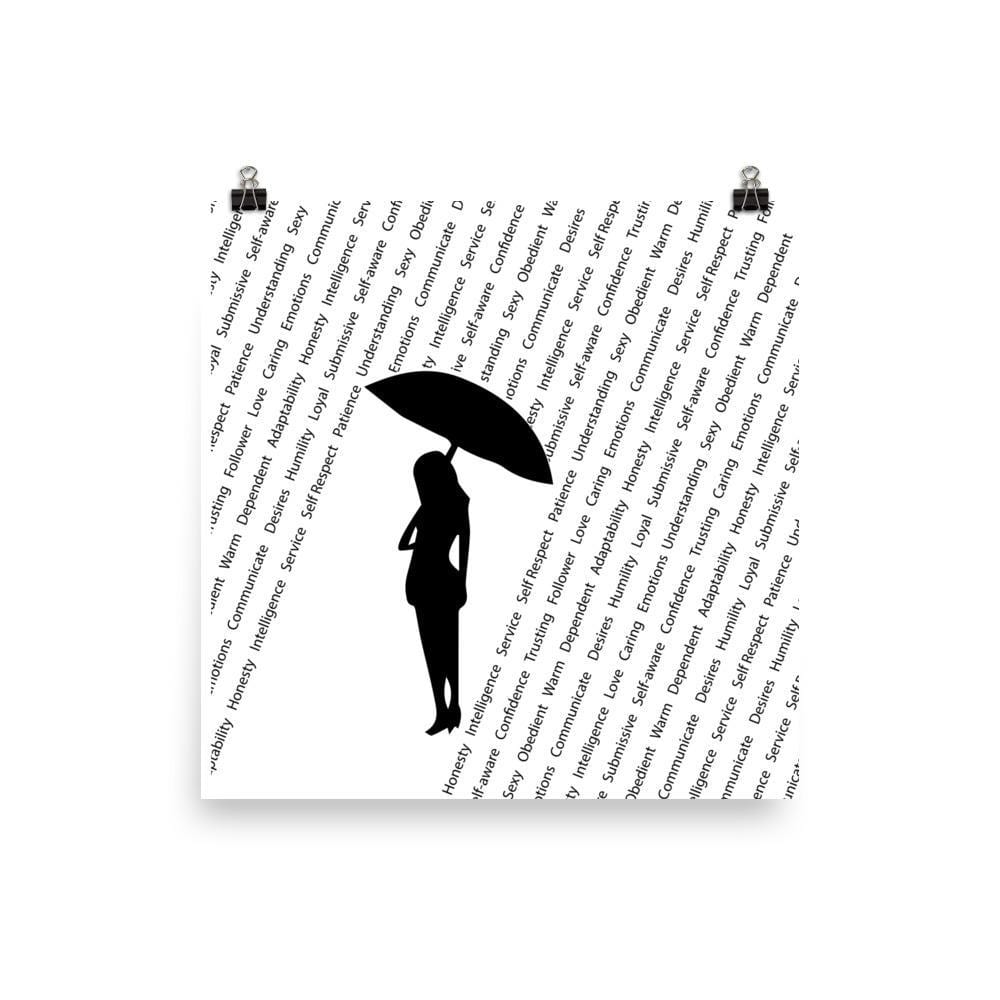 Submissive Traits - Rainfall (Poster)