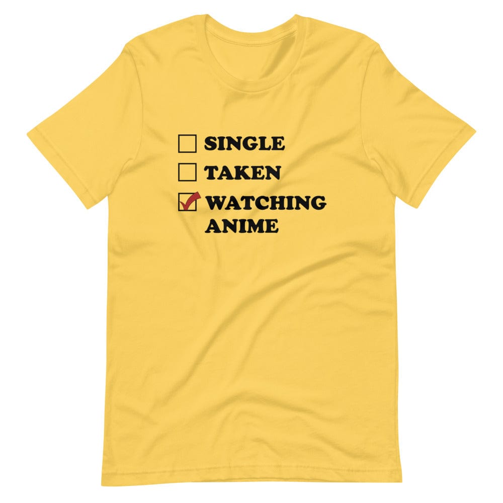 Watching Anime T-Shirt (Unisex)